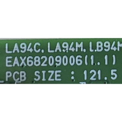 MAIN PARA SMART TV LG / NÚMERO DE PARTE EBU65672255 / EAX68209006 / 65672255 / PANEL NC430DUE-VHHP3 / DISPLAY PT430CT02-5 / MODELO 43LM6370PUB / 43LM6370PUB.BWMSLJM	 - Imagen 3